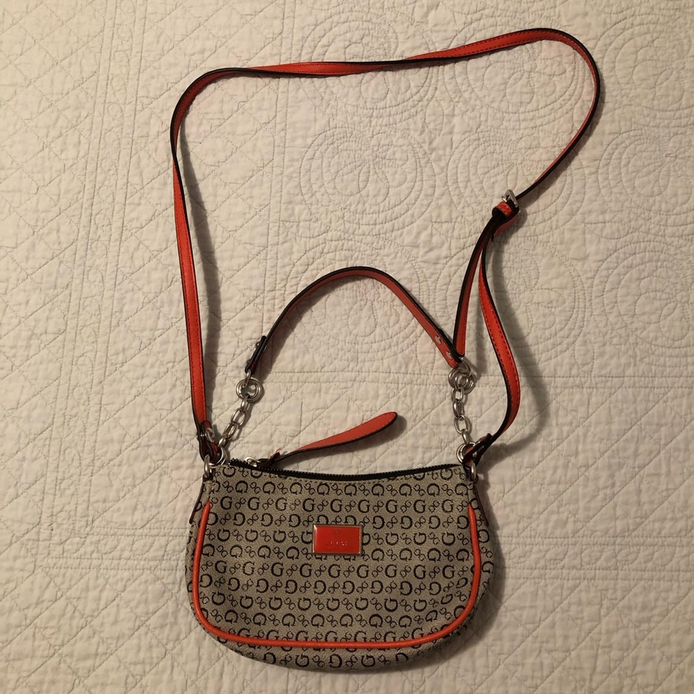 Guess monogram crossbody.
